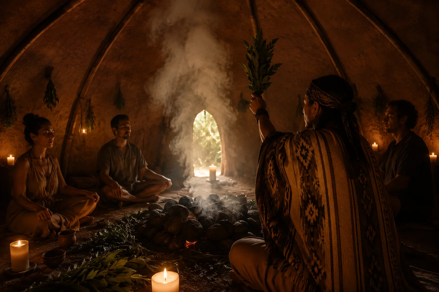 Temazcal ceremony video